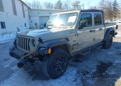 2022 Jeep Gladiator Sport 4X4 z USA, uszkodzony, nr VIN 1C6HJTAG7NL172228